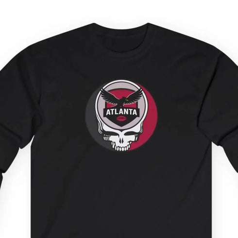 Grateful Dead - The Gridiron Collection: Atlanta Edition Stealie Grateful Dead Long Sleeve Tee - NFL - StealieShop